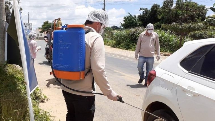 Prefeitura de São Miguel promove barreiras sanitárias para conter Covid-19